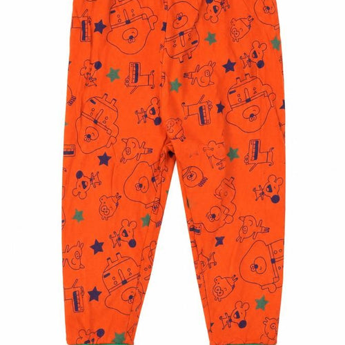 George Baby Orange   Sweatpants Trousers Size 12 Months  - dog