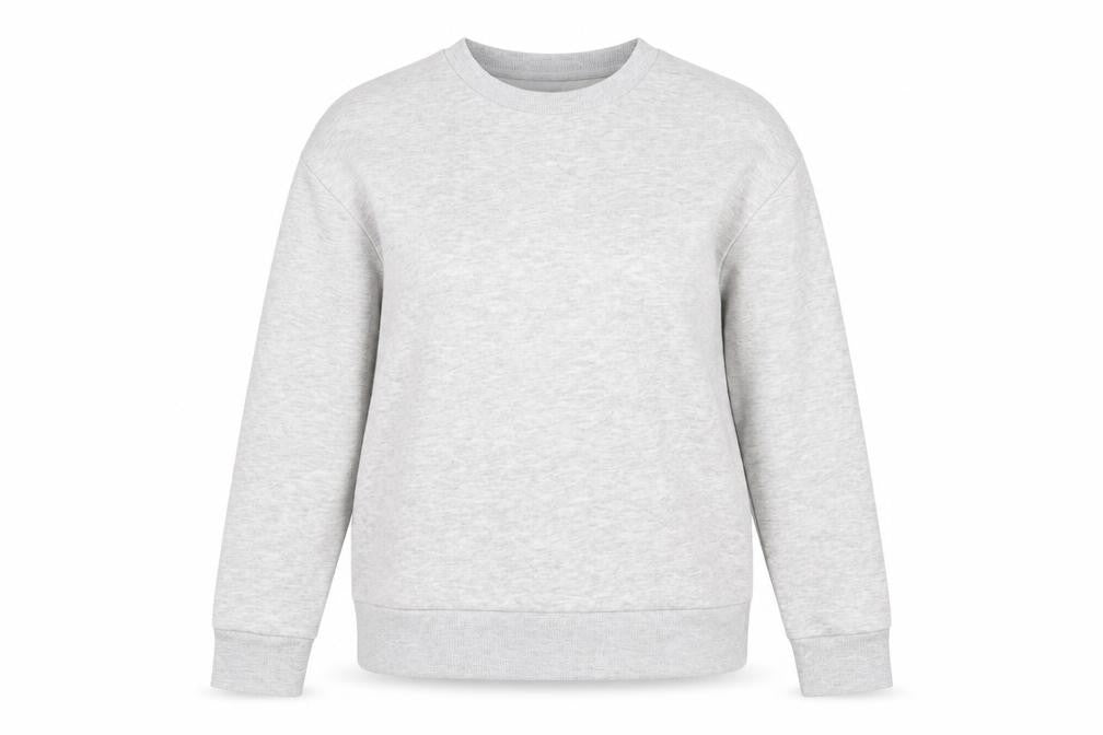 Front view of Atmosphere women’s grey jumper, size UK 12