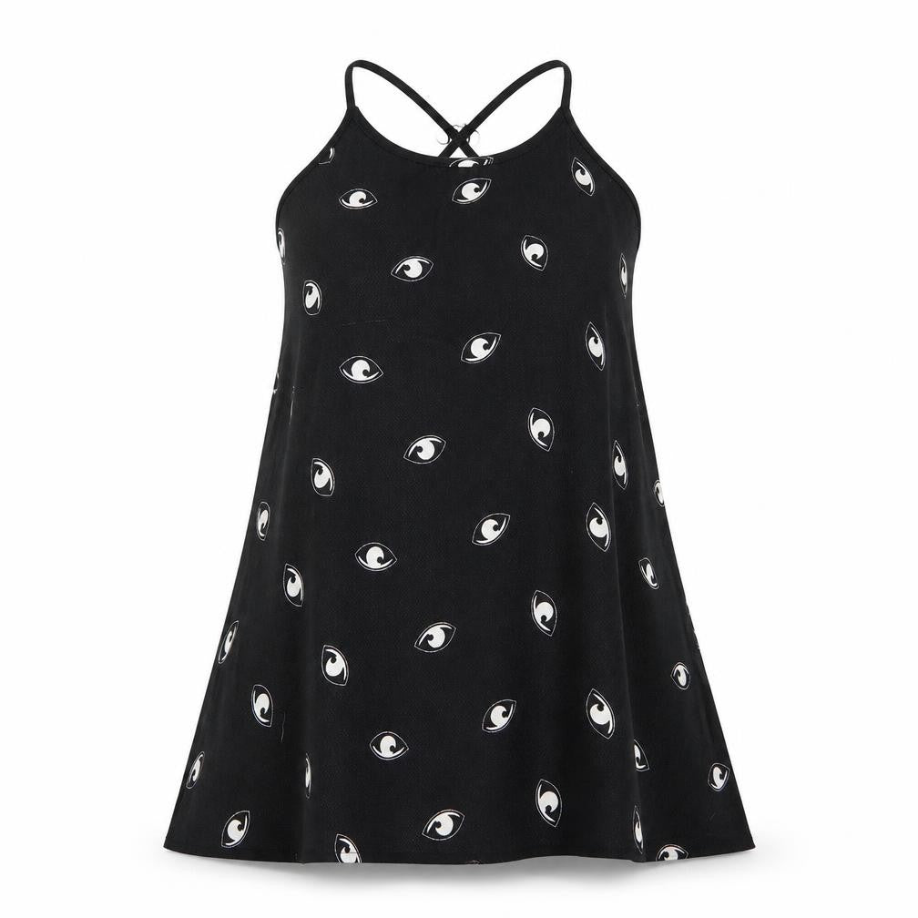 hearts and brows Womens Black   A-Line  Size 12  - eye