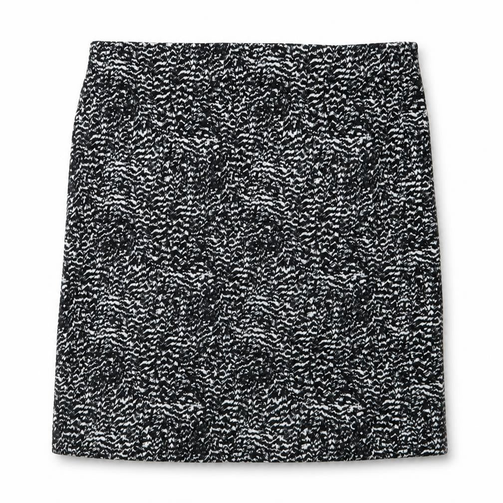 Front view of H&M women’s grey straight & pencil set, size S
