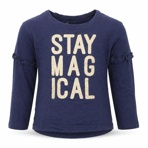 NEXT Girls Blue   Basic T-Shirt Size 2-3 Years  - Stay Magical