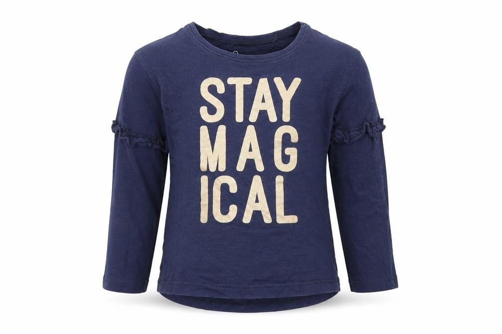 NEXT Girls Blue   Basic T-Shirt Size 2-3 Years  - Stay Magical