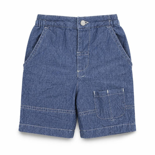 Mini Mode Baby Blue  Denim Cropped Jeans Size 12-18 Months
