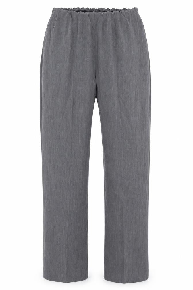 BM Collection Womens Grey   Trousers  Size 12 L27 in