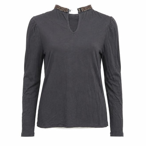 Oasis Womens Grey   Basic T-Shirt Size S