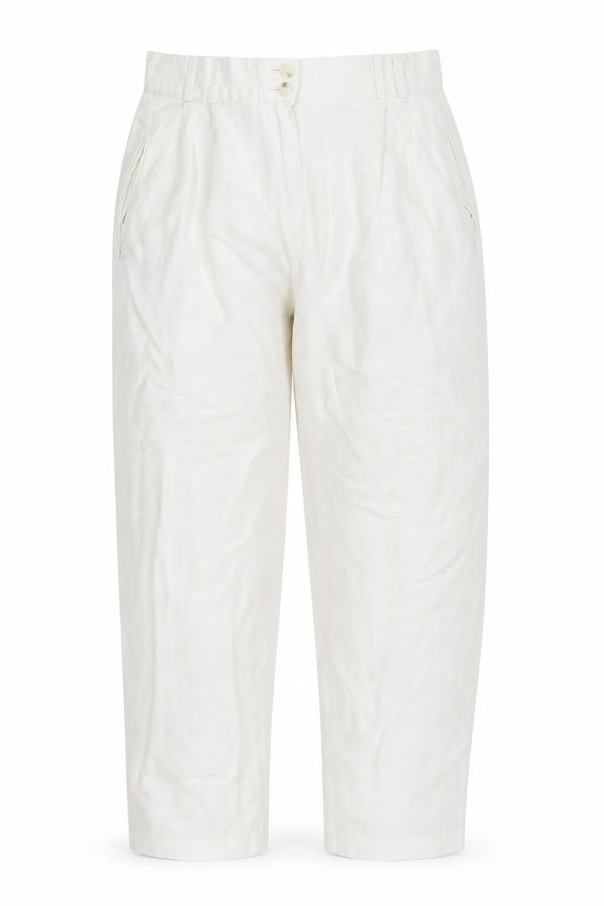 Classic Collection Womens White   Trousers  Size 14 L25 in