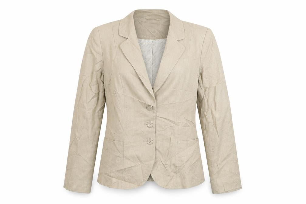 Front view of Marks & Spencer women’s grey jacket blazer, size UK 10