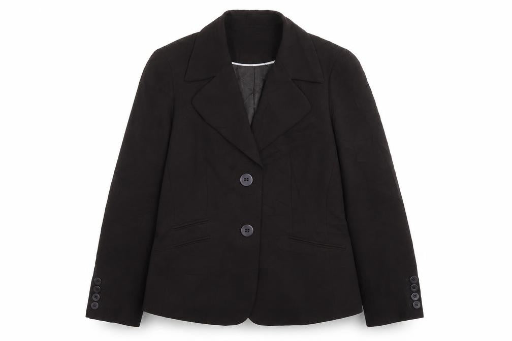 Front view of Planet women’s grey jacket suit jacket, size UK 12