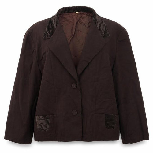 Preworn Womens Brown   Jacket Coat Size XL