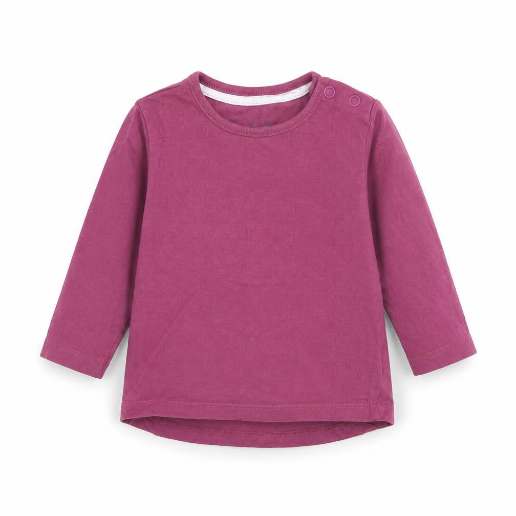 F&F Girls Purple   Basic T-Shirt Size 3-6 Months