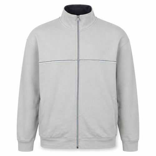 Asda George Mens Grey   Full Zip Jumper Size L