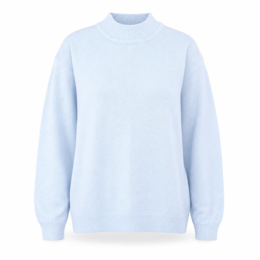 Front view of Collections women’s blue jumper, size UK 10