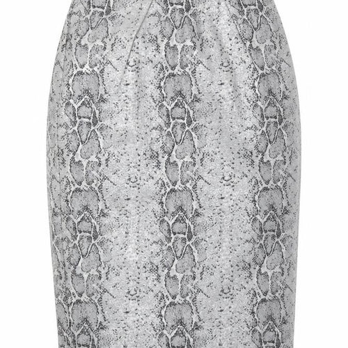Oasis Womens Grey Animal Print  A-Line Skirt Size 8