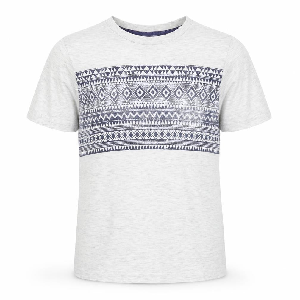 Front view of Rebel boys’ grey basic t-shirt, size 11-12, years