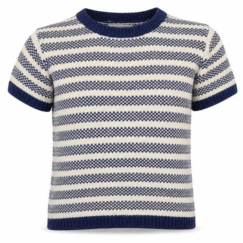 Authentic Clothing Company Womens Blue Striped  Pullover Jumper Size M