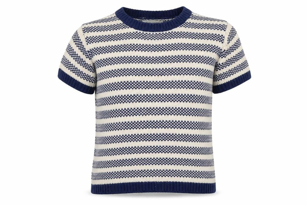 Authentic Clothing Company Womens Blue Striped  Pullover Jumper Size M