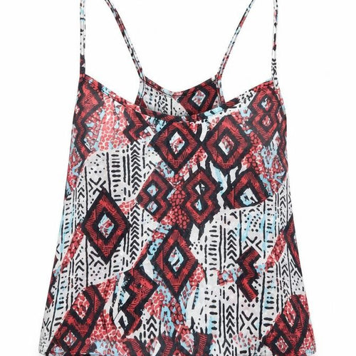 Topshop Womens White Fair Isle  Cropped Tank Size 6