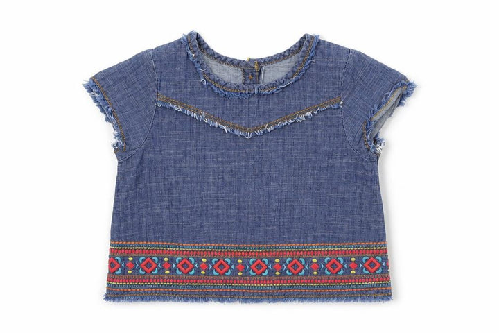 Matalan Girls Blue   Basic Polo Size 12-18 Months