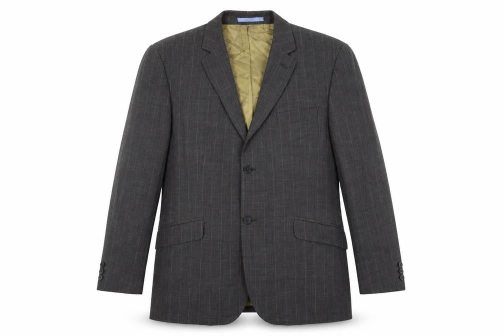 Front view of Burton men’s grey jacket coat, size S