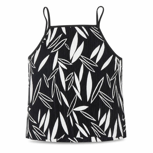 Topshop Womens Black Floral  Camisole Blouse Size 10