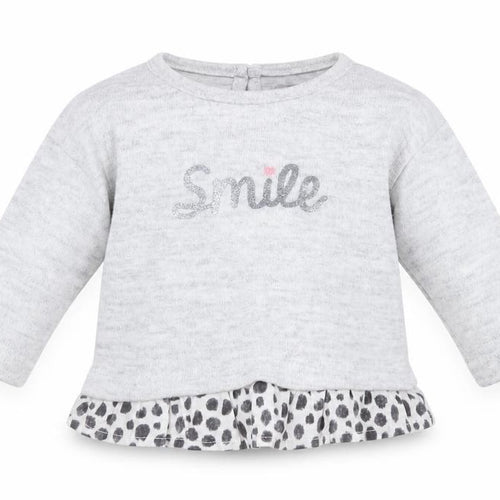Primark Girls Grey Animal Print  Pullover Jumper Size 0-3 Months