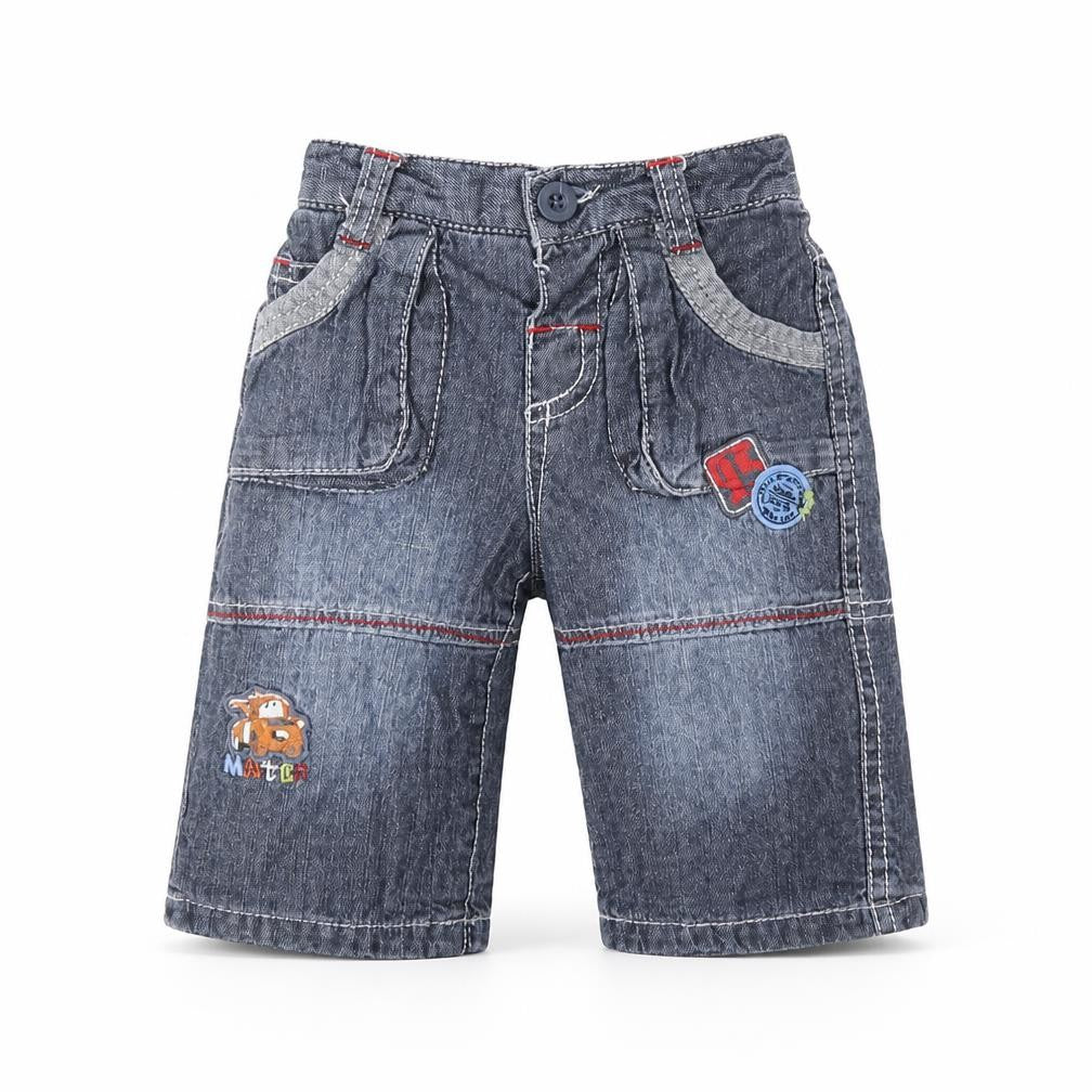 Disney Boys Blue  Denim Cargo Jeans Size 0-3 Months  - Cars
