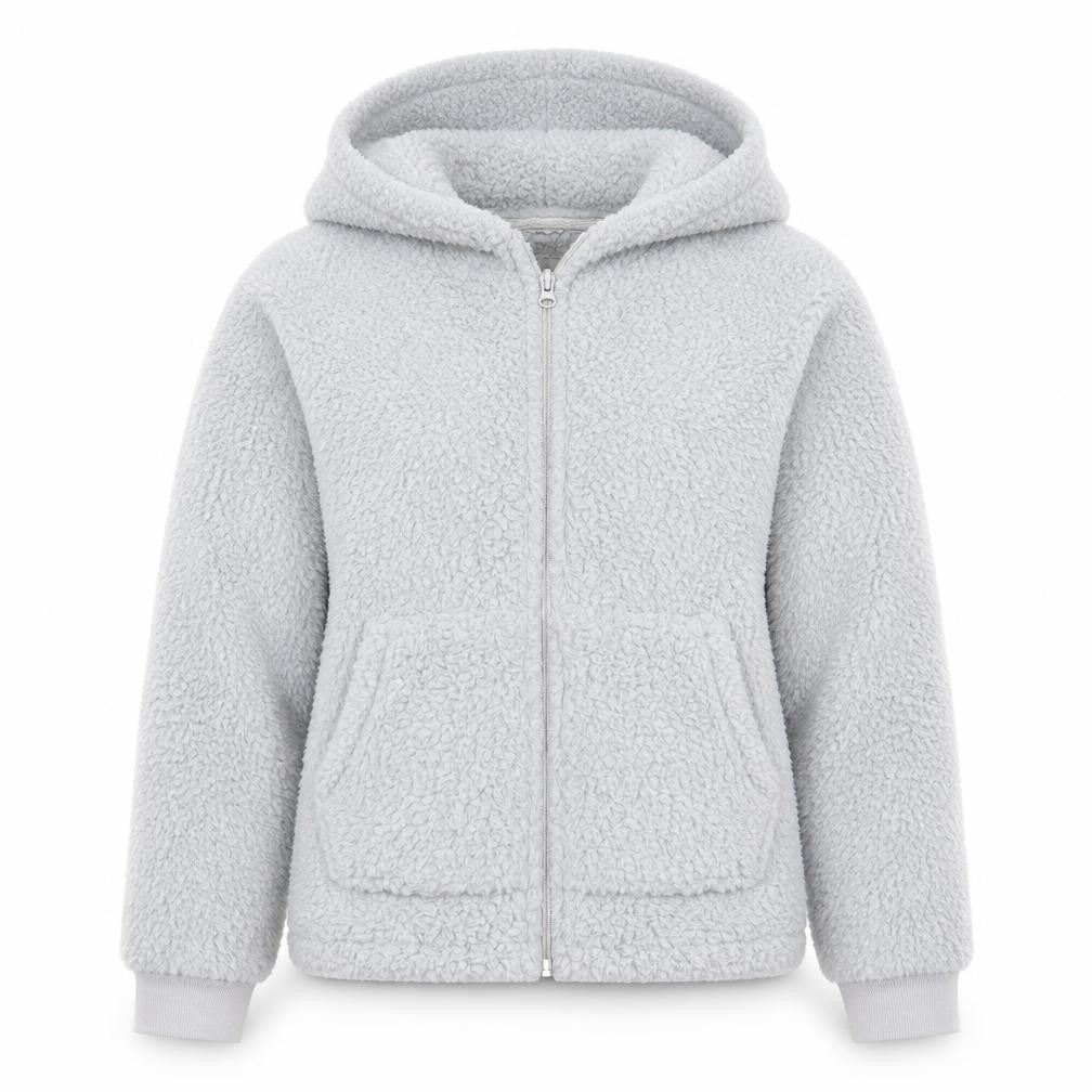 Front view of Duvet days women’s blue jacket coat, size S