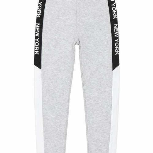 Matalan Girls Grey   Sweatpants Trousers Size 9 Years - New York