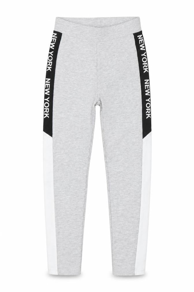 Matalan Girls Grey   Sweatpants Trousers Size 9 Years - New York
