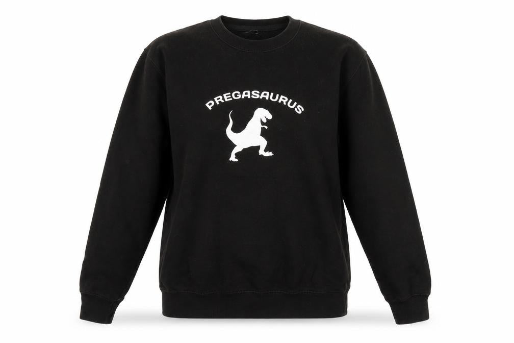 Just Hoods Womens Black   Pullover Sweatshirt Size L