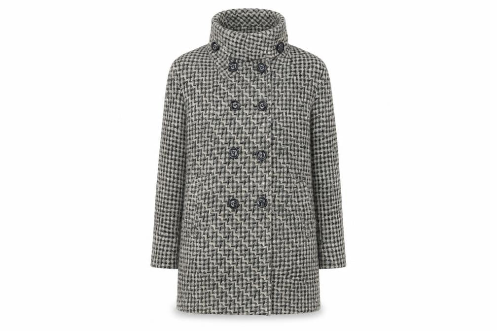 debinhams Womens Grey   Pea Coat Coat Size L
