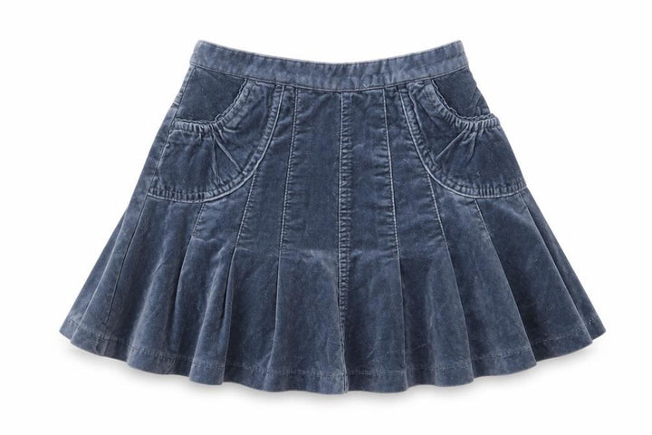 Monsoon Girls Blue A-Line Skirt Size 6-7 Years