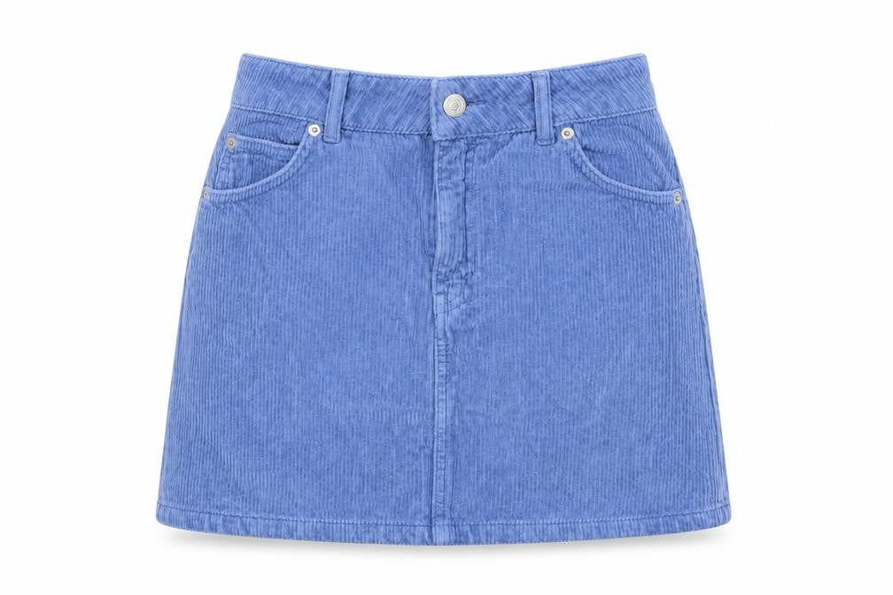 Topshop Womens Blue   Straight & Pencil Skirt Size 8
