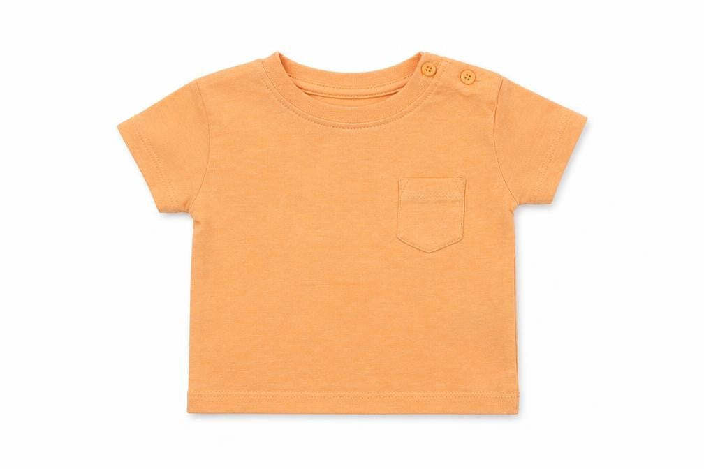F&F Baby Orange  Jersey Basic T-Shirt Size 0-3 Months