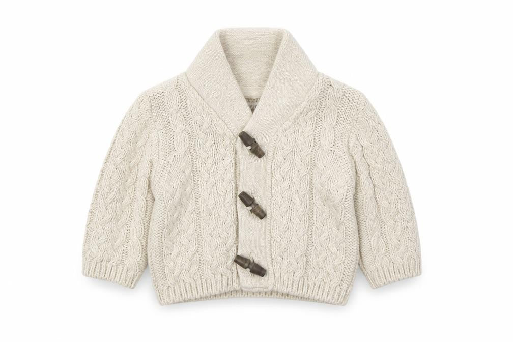 NEXT Girls Beige  Knit Cardigan Jumper One Size
