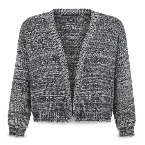 Boohoo Womens Grey  Knit Cardigan Jumper Size M