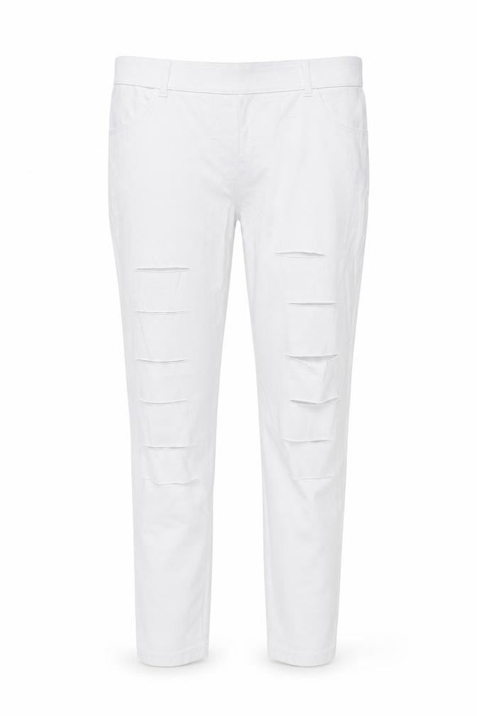 Select Womens White  Denim Jegging Jeans Size 12 L29 in