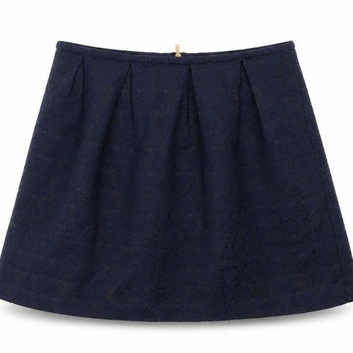 Oasis Womens Blue Geometric  Mini Skirt Size 8