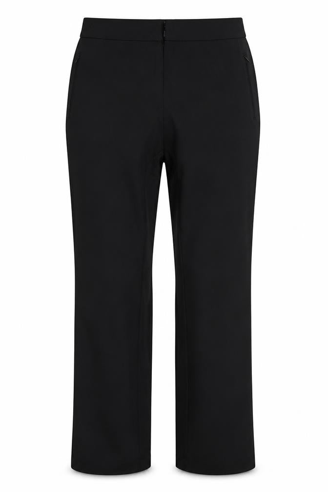Front view of Marks & Spencer women’s grey trousers, size UK 12, 29-inch leg