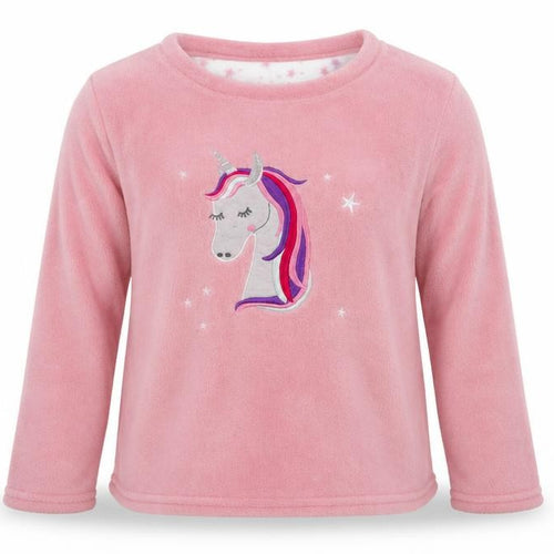 Just Like You Womens Pink Animal Print  Pullover Jumper Size 12  - UNICORN