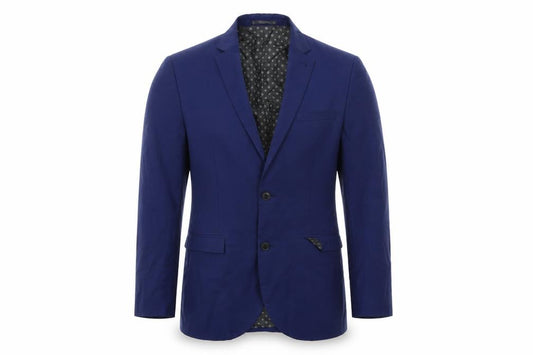 Front view of Next men’s blue jacket suit jacket, size 38