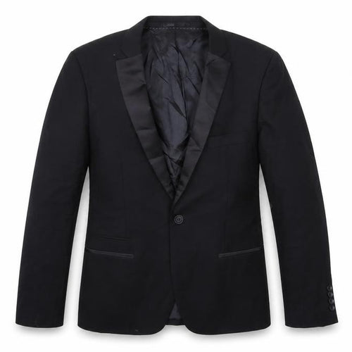 Topman Mens Black   Jacket Suit Jacket Size 40