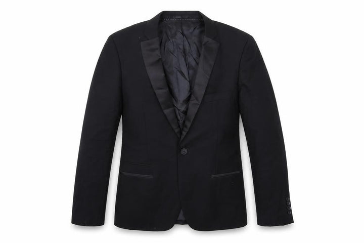 Topman Mens Black Jacket Suit Jacket Size 40