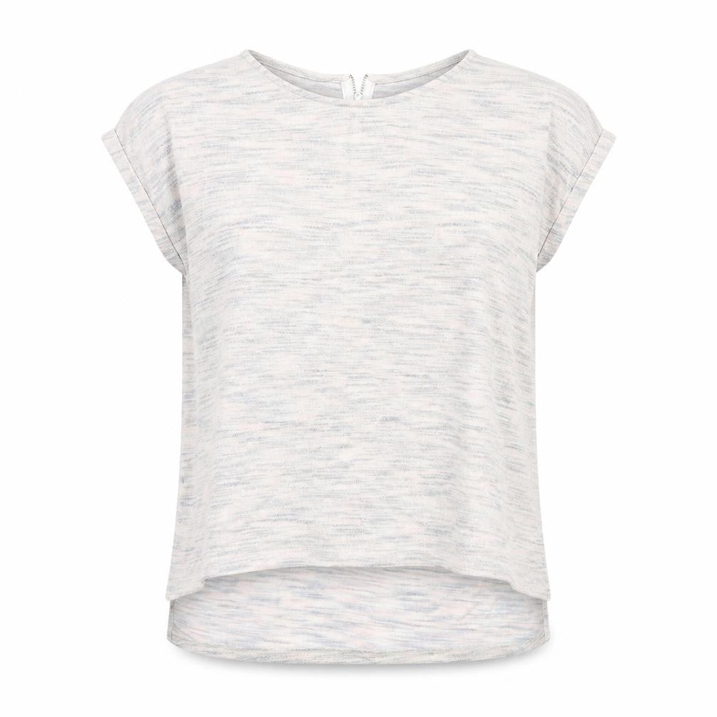 Front view of Warehouse women’s pink jumper, size UK 14