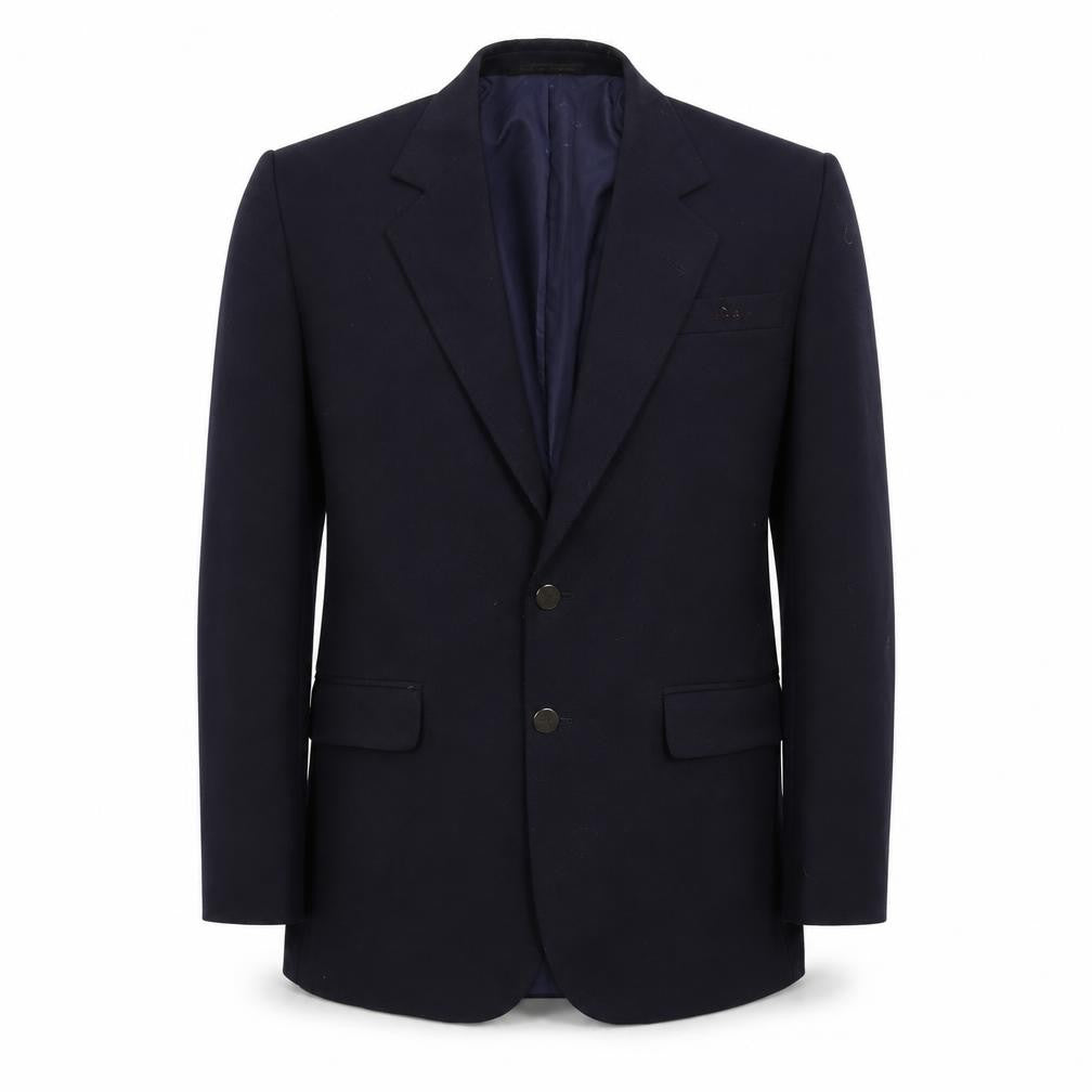 Front view of Preworn men’s blue jacket blazer, size 40