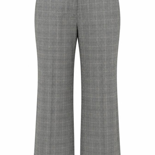 Ellie Louise Womens Grey Check  Trousers  Size 16 L29 in