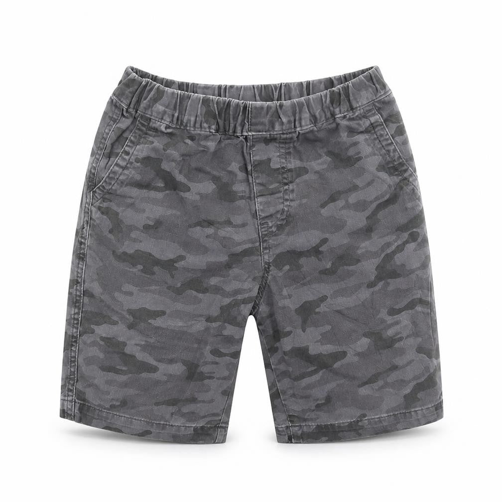 Uniqlo Boys Grey Camouflage  Bermuda Shorts Size 5-6 Years