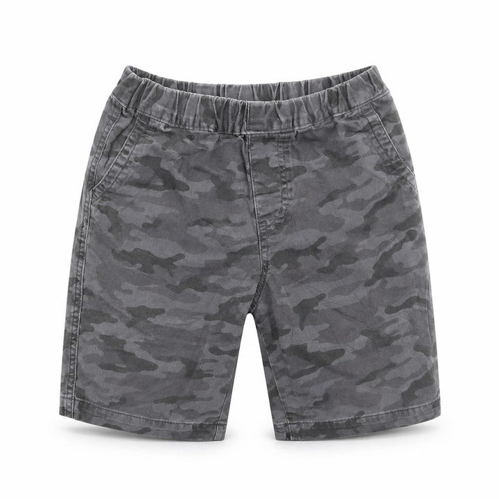 Uniqlo Boys Grey Camouflage  Bermuda Shorts Size 5-6 Years