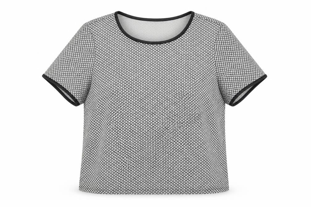 Front view of George women’s white polka dot jumper, size UK 14