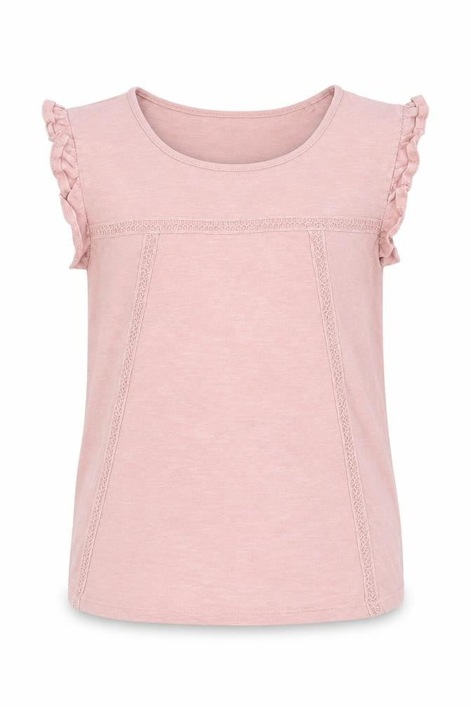 Front view of Tu girls’ pink basic casual, size 10-11, years